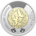 2 Dollars 2023, Canada, Elizabeth II, 100th Anniversary of Birth of Jean Paul Riopelle