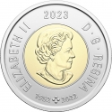2 Dollars 2023, Canada, Elizabeth II, 100th Anniversary of Birth of Jean Paul Riopelle
