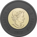 2 Dollars 2022, Canada, Charles III, Solemn Tribute to Queen Elizabeth II