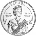 20 Dollars 2022, RCM# 203184, Canada, Elizabeth II, 70th Anniversary of the Accession of Elizabeth II to the Throne, Platinum Jubilee