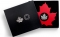 20 Dollars 2015, Canada, Elizabeth II, Maple Leaf Silhouette, Silver Maple Leaf, Box