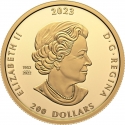 200 Dollars 2023, RCM# 208766, Canada, Elizabeth II, 100th Anniversary of Birth of Jean Paul Riopelle