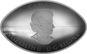 25 Dollars 2017, Canada, Elizabeth II, Football-Shaped and Curved Coin