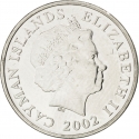 5 Cents 1999-2013, KM# 132, Cayman Islands, Elizabeth II