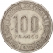 100 Francs 1971-1972, KM# 6, Central African Republic