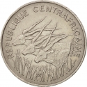 100 Francs 1975-1998, KM# 7, Central African Republic