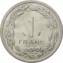 1 Franc 1974-2003, KM# 8, Central African States
