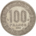 100 Francs 1992-2003, KM# 13, Central African States