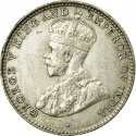 10 Cents 1919-1928, KM# 104a, Ceylon, George V