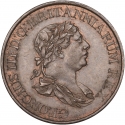 1/2 Stiver 1815, KM# 80, Ceylon, George III