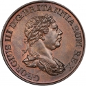 1 Stiver 1815, KM# 81, Ceylon, George III