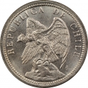1 Peso 1933-1940, KM# 176, Chile