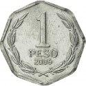 1 Peso 1992-2015, KM# 231, Chile