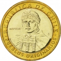 100 Pesos 2001-2021, KM# 236, Chile