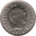 10 Centavos 1969-1971, KM# 236, Colombia