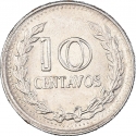 10 Centavos 1969-1971, KM# 236, Colombia