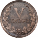5 Centavos 1918-1950, KM# 199, Colombia