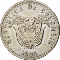 50 Pesos 1989-2012, KM# 283, Colombia