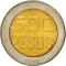 500 Pesos 1993-2012, KM# 286, Colombia