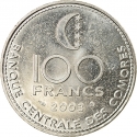 100 Francs 2003, KM# 18a, Comoros, Food and Agriculture Organization (FAO), Increase Food Production