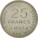 25 Francs 1982, KM# E8, Comoros, Food and Agriculture Organization (FAO), Increase Food Production