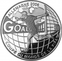 10 Francs 2004, Congo, Democratic Republic, 2006 Football (Soccer) World Cup in Germany