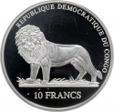 10 Francs 2006, Congo, Democratic Republic, 2006 Football (Soccer) World Cup in Germany