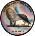 10 Francs 2000, KM# 37, Congo, Democratic Republic, Third Millennium, Jesus Christ