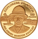 100 Francs 1999, Congo, Democratic Republic, Explorers of Africa, Henry Morton Stanley