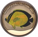 5 Francs 2005, KM# 179, Congo, Democratic Republic, Wildlife Protection, Butterflyfish