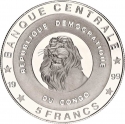5 Francs 1999, Congo, Democratic Republic, Royal Families Of Europe, King George VI of the United Kingdom