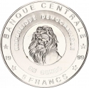 5 Francs 1999, Congo, Democratic Republic, Royal Families Of Europe, Princess Diana of the United Kingdom