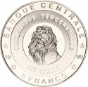 5 Francs 1999, Congo, Democratic Republic, Royal Families Of Europe, Queen Margrethe II of Denmark