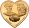 5 Francs 2005, Congo, Democratic Republic, Endless Love, Sissi & Franz Joseph