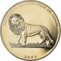 5 Francs 2003, Congo, Democratic Republic, Concorde