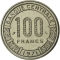 100 Francs 1971-1972, KM# 1, Congo, Republic