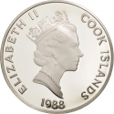 50 Dollars 1988, KM# 66, Cook Islands, Great Explorers, Vasco da Gama