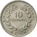 10 Centimos 1951-1976, KM# 185, Costa Rica