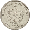 10 Centavos 1994-2013, KM# 576, Cuba