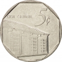 5 Centavos 1994-2018, KM# 575, Cuba