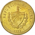 1 Peso 1992-2016, KM# 347, Cuba