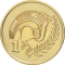 1 Cent 1983-2004, KM# 53, Cyprus, Value number framed by single line (KM# 53.1)