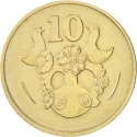 10 Cents 1983-2004, KM# 56, Cyprus
