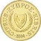 10 Cents 1983-2004, KM# 56, Cyprus, New coat of arms (KM# 56.3)