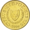 5 Cents 1983-2004, KM# 55, Cyprus, New coat of arms (KM# 55.3)