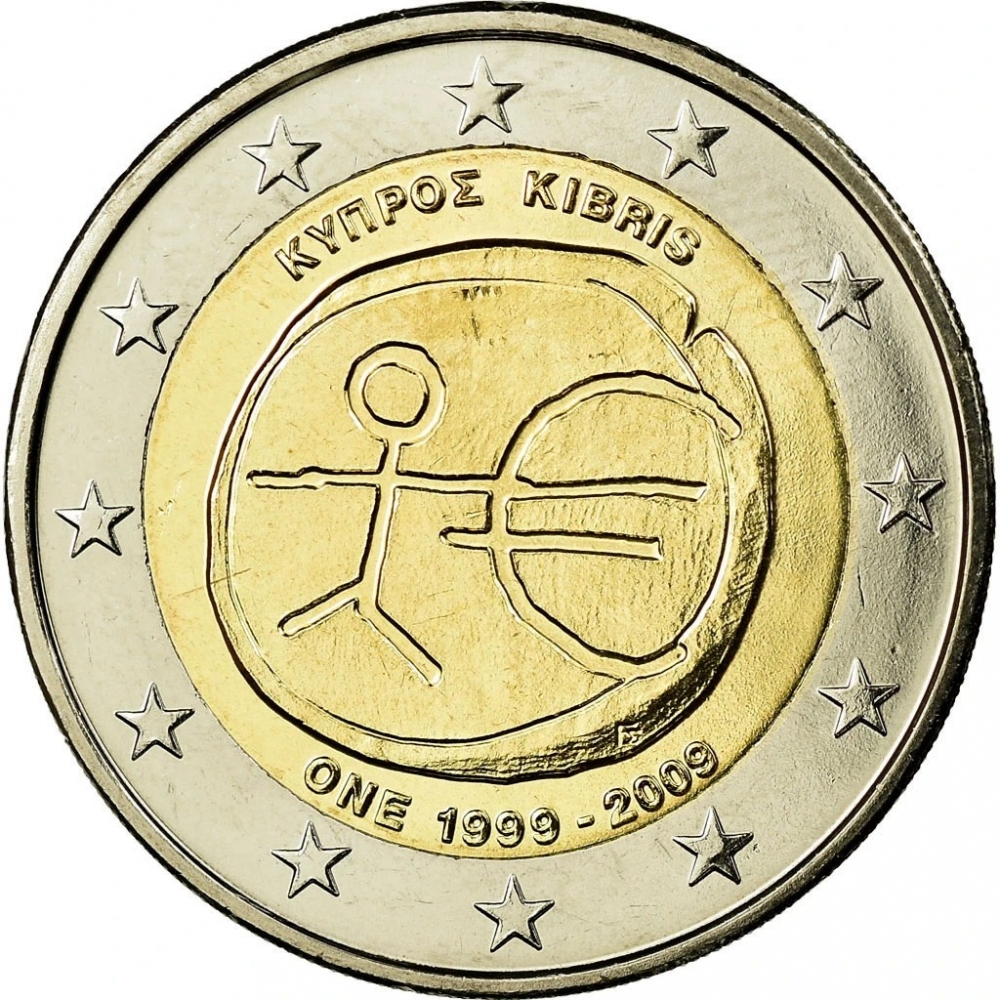 2 Euro Cyprus 2009 Km 89 Coinbrothers Catalog