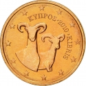 2 Euro Cent 2008-2023, KM# 79, Cyprus