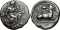 500 Mils 1975-1977, KM# 44, Cyprus, First Labour of Heracles, Nemean Lion, Salamis, Evagoras I, 411-374 BC