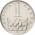 1 Koruna 1993-2023, KM# 7, Czech Republic