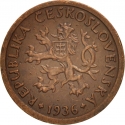 10 Haleru 1922-1938, KM# 3, Czechoslovakia